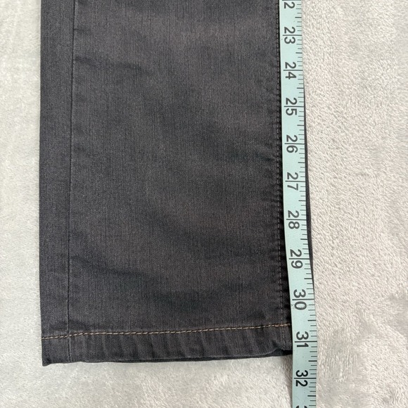 ATHLETA Women Frontier Jeans 30x31 Black Dark Denim Straight Leg Drawstrings - Picture 15 of 16